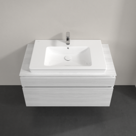 Тумба под раковину Villeroy & Boch Legato 100х55 см ДСП белое дерево B69500E8