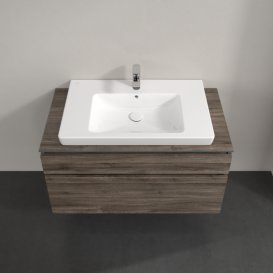 Тумба під раковину Villeroy & Boch Legato 100х55 см ДСП кам'яний дуб B69500RK