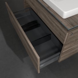 Тумба під раковину Villeroy & Boch Legato 100х55 см ДСП кам'яний дуб B69500RK