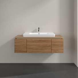 Тумба под раковину Villeroy & Boch Legato 120х38 см ДСП дуб канзас B69600RH