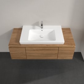 Тумба под раковину Villeroy & Boch Legato 120х38 см ДСП дуб канзас B69600RH