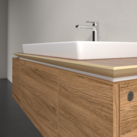 Тумба под раковину Villeroy & Boch Legato 120х38 см ДСП дуб канзас B69600RH