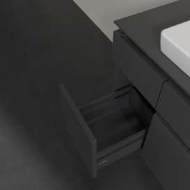 Тумба под раковину Villeroy & Boch Legato 120х55 см МДФ/ДСП глянцевый серый B69700FP