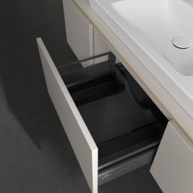 Тумба под раковину Villeroy & Boch Legato 140х38 см ДСП нежно-серый B69800VK