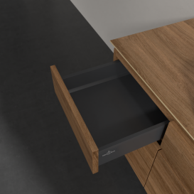 Тумба под раковину Villeroy & Boch Legato 140х55 см с подсветкой ДСП дуб канзас B760L0RH