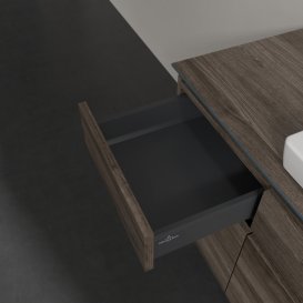 Тумба під раковину Villeroy & Boch Legato 140х55 см з підсвічуванням ДСП кам'яний дуб B685L0RK