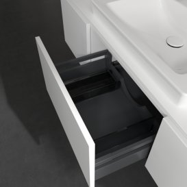 Тумба под раковину Villeroy & Boch Legato 140х38 см с подсветкой ДСП белый матовый B684L0MS