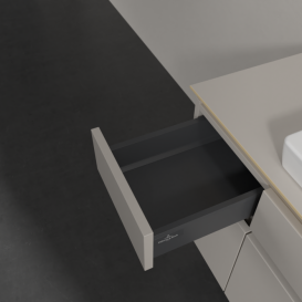 Тумба под раковину Villeroy & Boch Legato 120х55 см с подсветкой ДСП нежно-серый B683L0VK