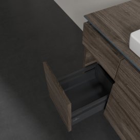 Тумба під раковину Villeroy & Boch Legato 120х55 см з підсвічуванням ДСП кам'яний дуб B683L0RK