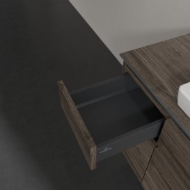 Тумба під раковину Villeroy & Boch Legato 120х55 см з підсвічуванням ДСП кам'яний дуб B683L0RK