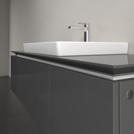 Тумба під раковину Villeroy & Boch Legato 120х38 см МДФ/ДСП глянсовий сірий B682L0FP