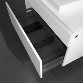 Тумба под раковину Villeroy & Boch Legato 100х55 см с подсветкой МДФ/ДСП белый глянцевый B681L0DH