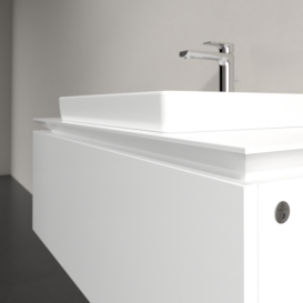Тумба под раковину Villeroy & Boch Legato 100х38 см с подсветкой МДФ/ДСП белый глянцевый B680L0DH