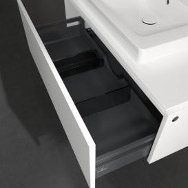 Тумба под раковину Villeroy & Boch Legato 100х38 см с подсветкой ДСП белый матовый B680L0MS