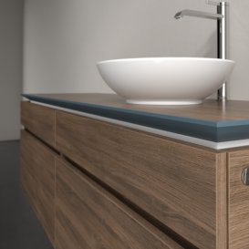 Тумба під раковину Villeroy & Boch Legato 160х55 см з підсвічуванням ДСП дуб аризона B598L0VH