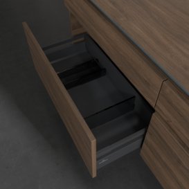 Тумба під раковину Villeroy & Boch Legato 160х55 см з підсвічуванням ДСП дуб аризона B598L0VH