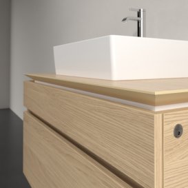 Тумба під раковину Villeroy&Boch Legato 100х55 см з підсвічуванням ДСП північний дуб B604L0VJ