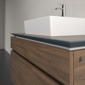 Тумба під раковину Villeroy & Boch Legato 100х55 см з підсвічуванням ДСП дуб аризона B604L0VH