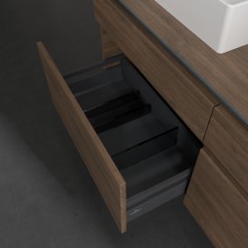 Тумба под раковину Villeroy & Boch Legato 140х55 см с подсветкой ДСП дуб аризона B669L0VH