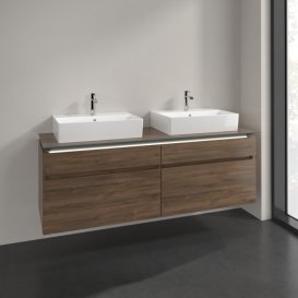 Тумба под раковину Villeroy & Boch Legato 160х55 см с подсветкой ДСП дуб аризона B677L0VH