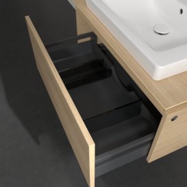 Тумба под раковину Villeroy & Boch Legato 80х38 см с подсветкой ДСП северный дуб B678L0VJ