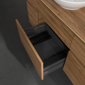 Тумба под раковину Villeroy & Boch Legato 120х55 см с подсветкой ДСП дуб канзас B578L0RH