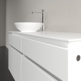 Тумба под раковину Villeroy & Boch Legato 120х55 см с подсветкой ДСП белый матовый B580L0MS