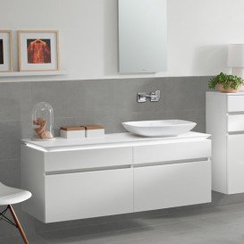 Тумба під раковину Villeroy & Boch Legato 120х55 см з підсвічуванням ДСП дуб аризона B582L0VH