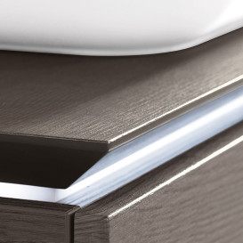 Тумба под раковину Villeroy & Boch Legato 120х55 см с подсветкой ДСП белый матовый B584L0MS