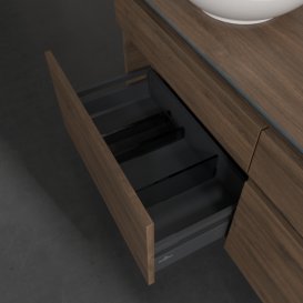 Тумба під раковину Villeroy & Boch Legato 140х55 см з підсвічуванням ДСП дуб аризона B588L0VH