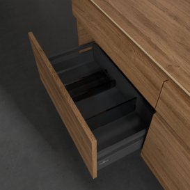 Тумба под раковину Villeroy & Boch Legato 140х55 см с подсветкой ДСП дуб канзас B590L0RH