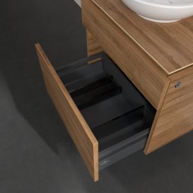 Тумба под раковину Villeroy & Boch Legato 60х55 см с подсветкой ДСП дуб канзас B568L0RH