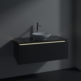 Тумба под раковину Villeroy & Boch Legato 100х38 см МДФ/ДСП глянцевый серый B571L0FP