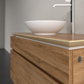 Тумба під раковину Villeroy & Boch Legato 100х55 см з підсвічуванням ДСП дуб канзас B572L0RH