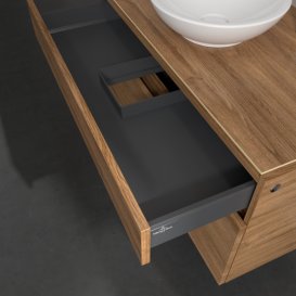 Тумба під раковину Villeroy & Boch Legato 100х55 см з підсвічуванням ДСП дуб канзас B572L0RH