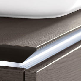 Тумба под раковину Villeroy & Boch Legato 45х55 см с подсветкой ДСП северный дуб B566L0VJ