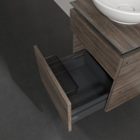 Тумба под раковину Villeroy & Boch Legato 45х55 см с подсветкой ДСП каменный дуб B566L0RK