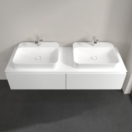 Тумба под раковину Villeroy & Boch Legato 160х38 см ДСП белый матовый B76700MS