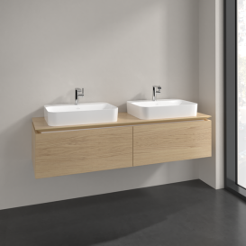 Тумба під раковину Villeroy&Boch Legato 160х38 см ДСП північний дуб B76700VJ