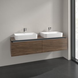 Тумба под раковину Villeroy & Boch Legato 160х38 см ДСП дуб аризона B76700VH