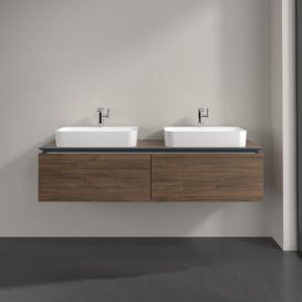 Тумба под раковину Villeroy & Boch Legato 160х38 см ДСП дуб аризона B76700VH