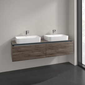 Тумба під раковину Villeroy & Boch Legato 160х38 см ДСП кам'яний дуб B76700RK