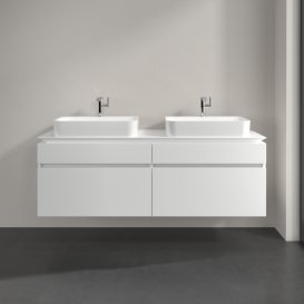 Тумба під раковину Villeroy & Boch Legato 160х55 см ДСП білий матовий B76800MS