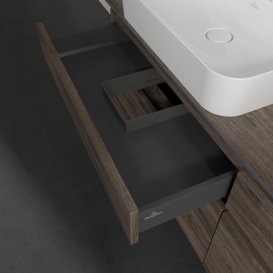 Тумба під раковину Villeroy & Boch Legato 160х55 см ДСП кам'яний дуб B76800RK