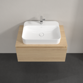 Тумба під раковину Villeroy&Boch Legato 80х38 см ДСП північний дуб B75300VJ