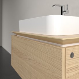 Тумба під раковину Villeroy&Boch Legato 80х38 см ДСП північний дуб B75300VJ