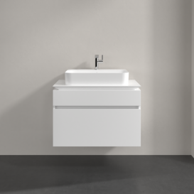 Тумба под раковину Villeroy & Boch Legato 80х55 см ДСП белый матовый B75400MS