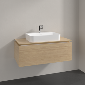 Тумба под раковину Villeroy & Boch Legato 100х38 см ДСП северный дуб B75500VJ