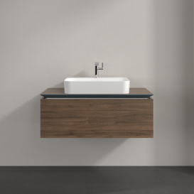 Тумба под раковину Villeroy & Boch Legato 100х38 см ДСП дуб аризона B75500VH