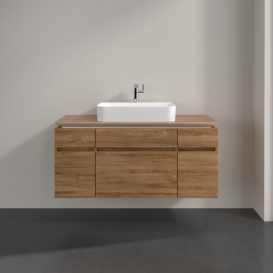 Тумба під раковину Villeroy & Boch Legato 120х55 см ДСП дуб канзас B75800RH